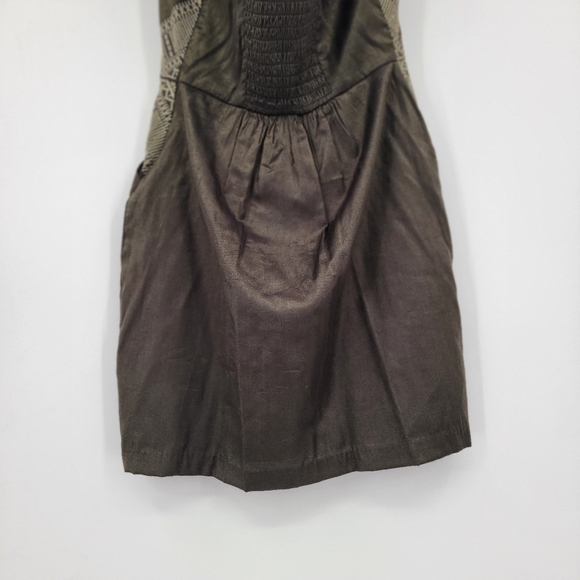 Ecote Urban Outfitters UO Black Boho Dress Womens Medium Iridescent Bohemian - Picture 15 of 16